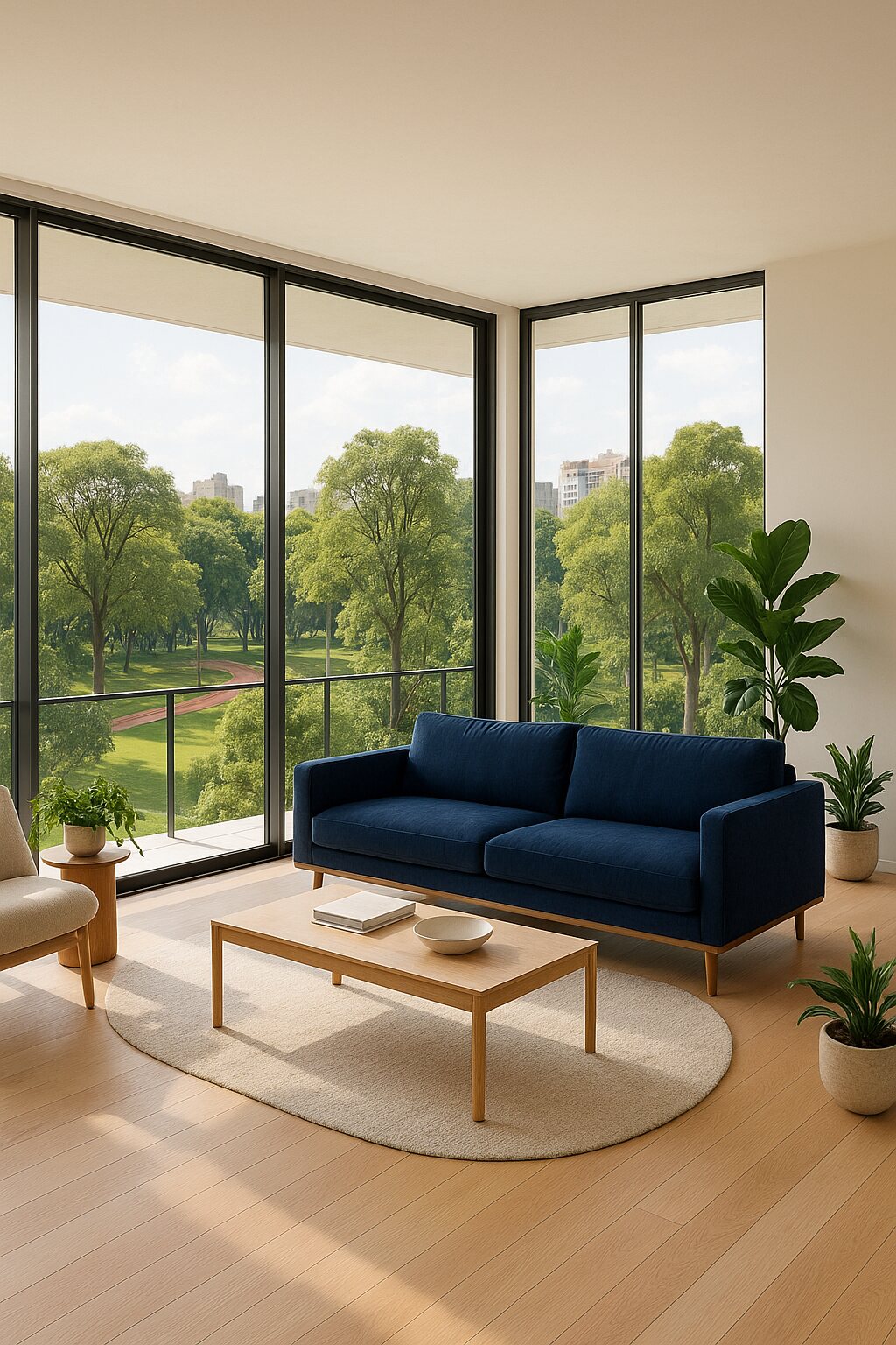 Sala com vista pro parque - Loc Serrinha